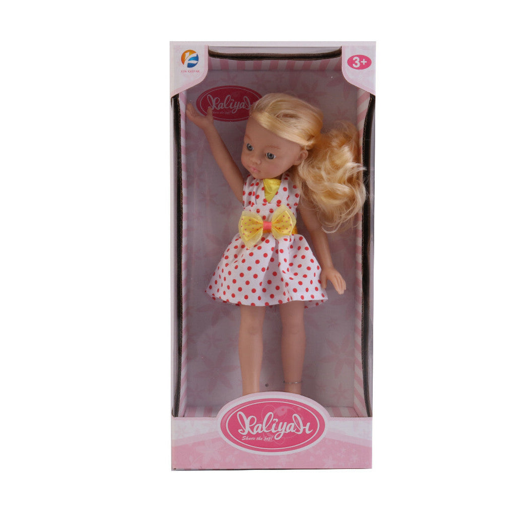 13" Doll Movable Legs and Arms Blond Hair Doll Baby Doll Pretend Play Doll