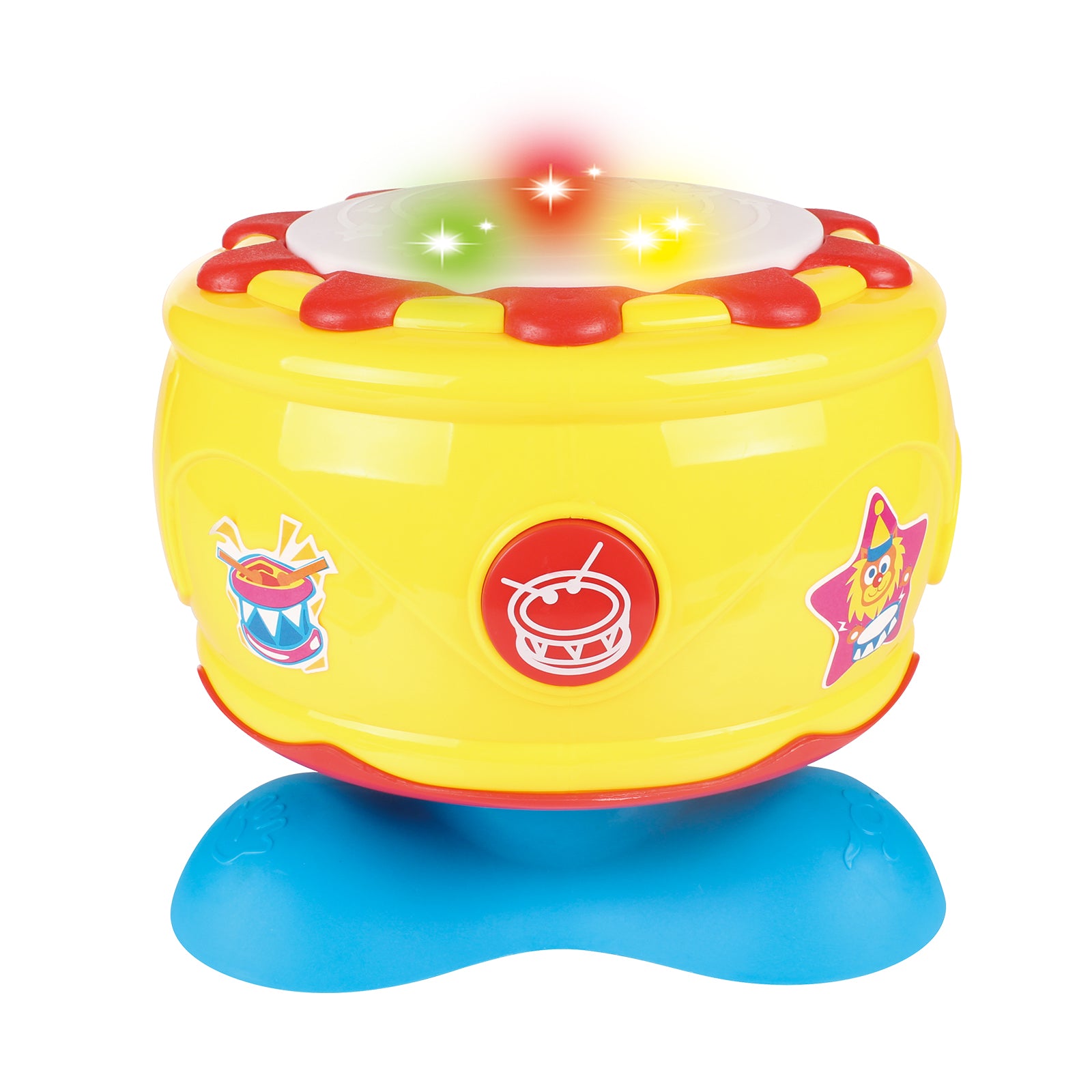 Baby's Music Hand Drum Rotating 360 Degrees Light Learning Baby Sensory Toy