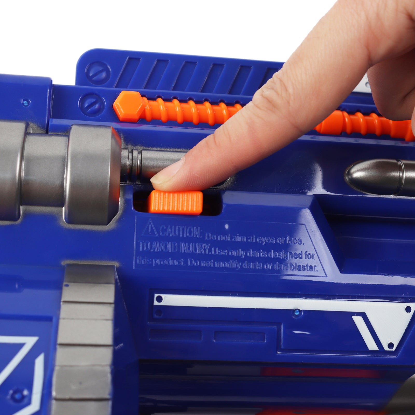 Kids Toy Foam Blasters Gun Continuous Rotating, 55 Soft Foam Bullets Gift Set