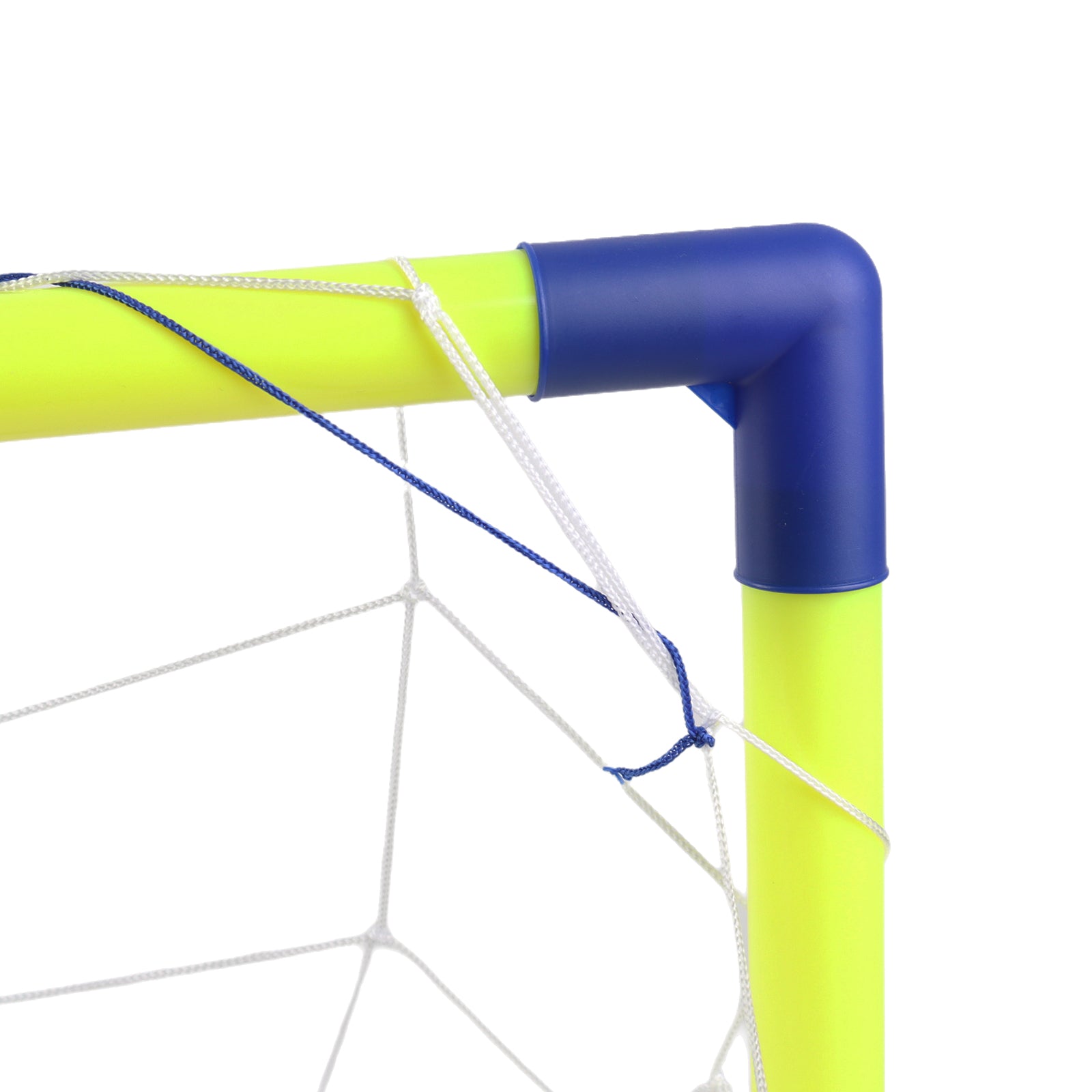 2 in 1 Football & Hockey Kids Goal Net Folding Set Ball Pucks Outdoor