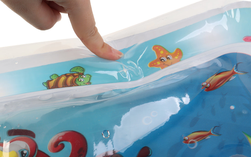 Inflatable Tummy Time Water Mat Baby – Infant and Toddler Baby Play Mat Sensory