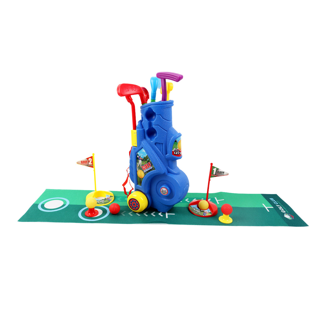 Mini Golf Club Toys Set Indoor Outdoor Kids Leisure Sports Practice Plastic
