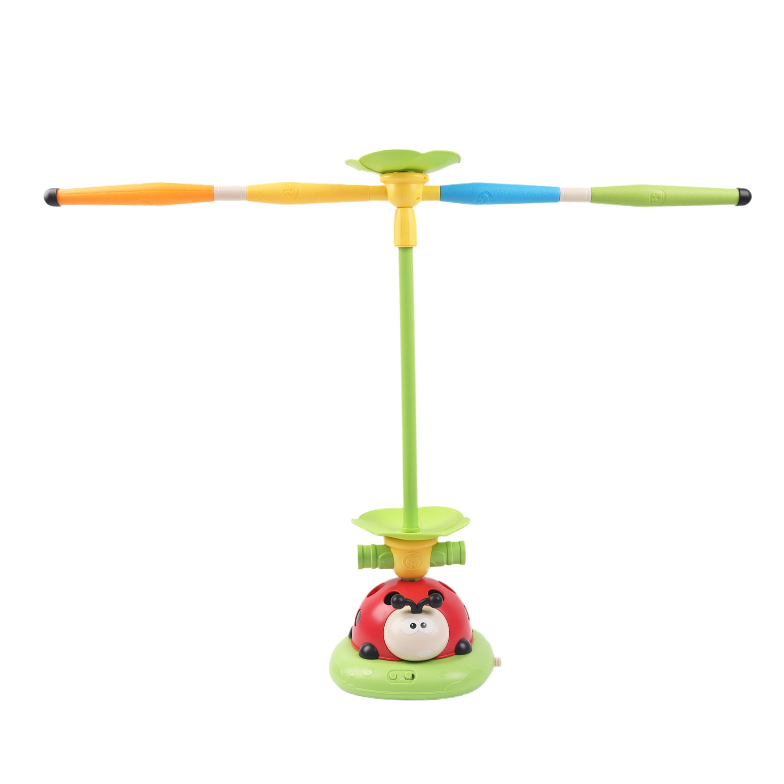 Kids 5in1 Musical Jump Sport Toy Ring Toss and Foam Launcher Game Indoor Outdoor