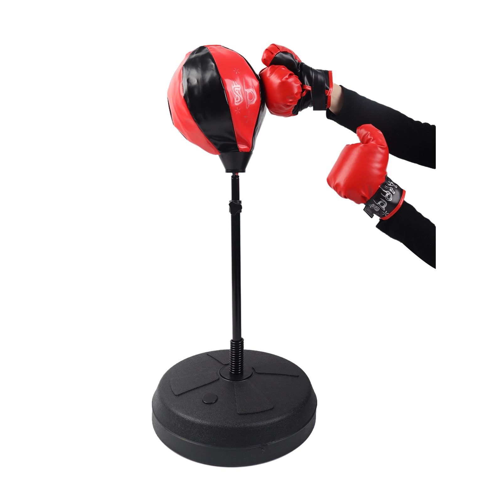 Children Kids Junior Boxing Punch Ball Bag Free Standing Set With Gloves 120cm