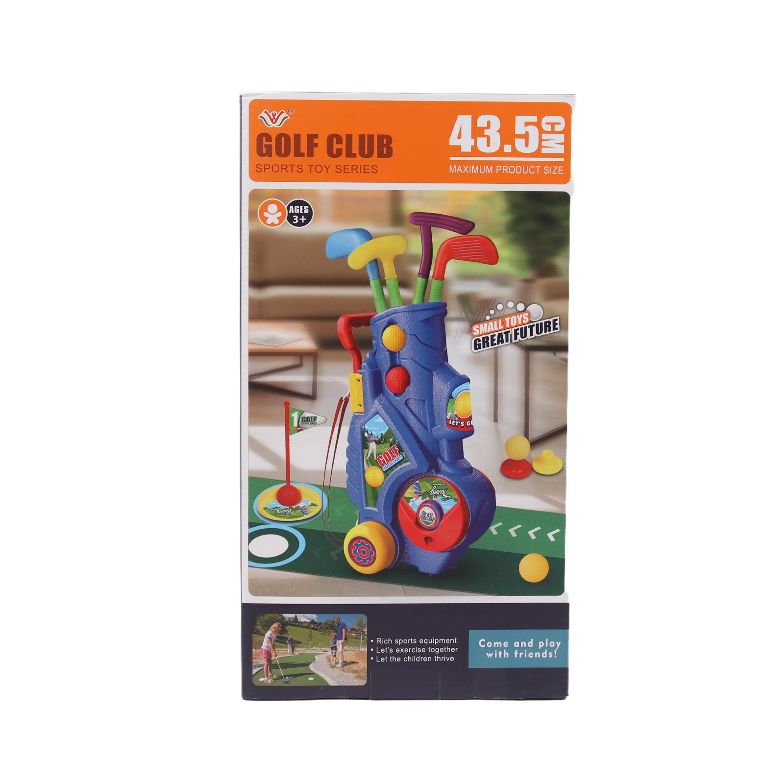 Mini Golf Club Toys Set Indoor Outdoor Kids Leisure Sports Practice Plastic