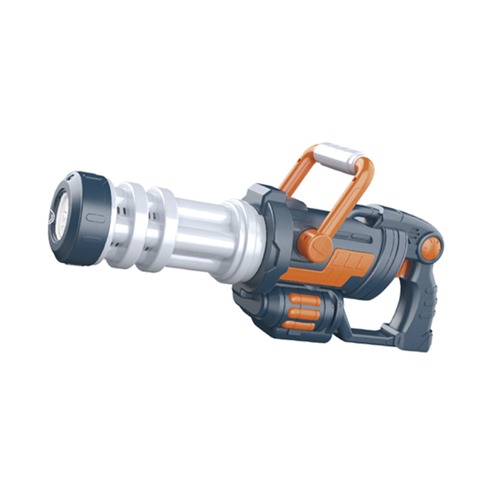 Bubble Gun Mini Gatling Toy Bubble Blower Machine with Light Music Kids Outdoor