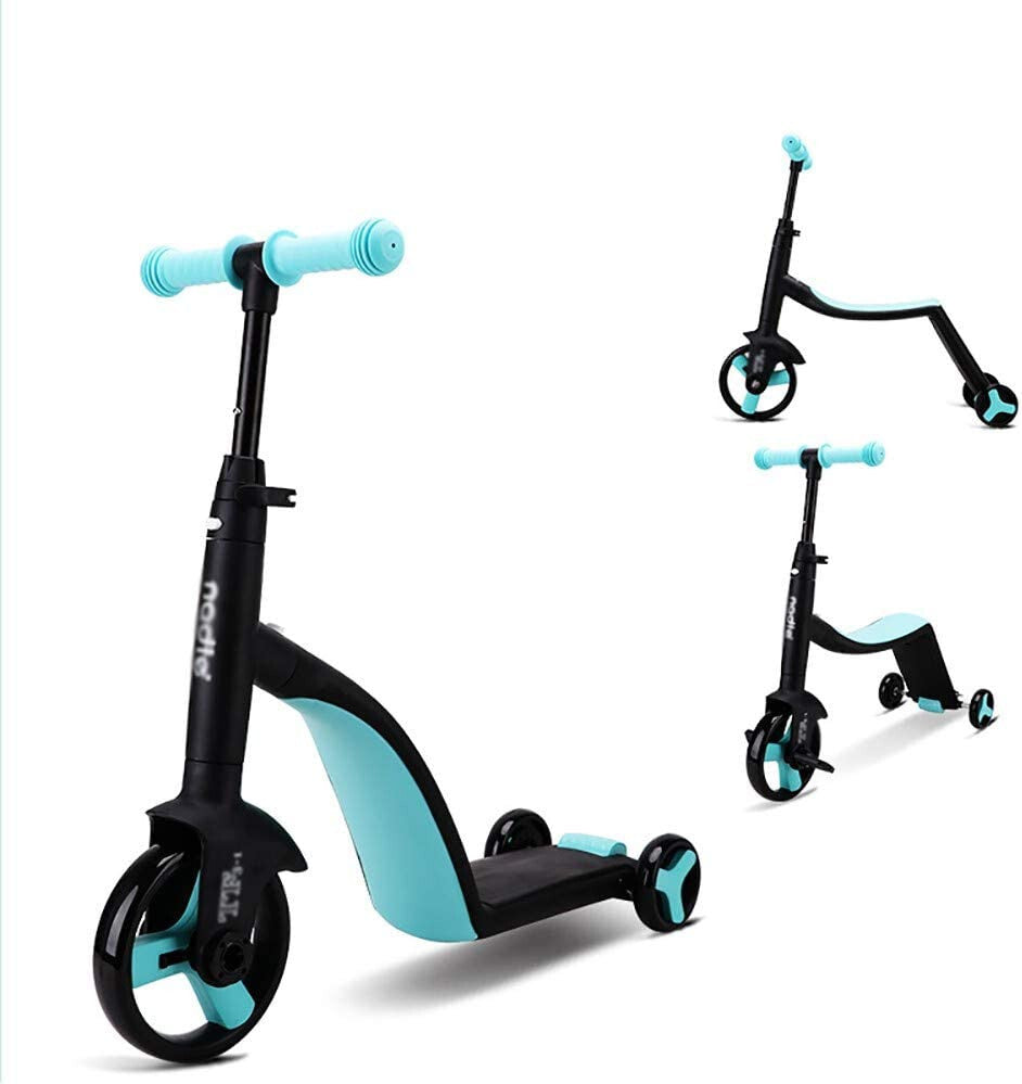Bike Scooter 3 in 1, Scooter for Boys and Girls, Toddler Bike 3 Wheel Tri Scooter (Yellow)