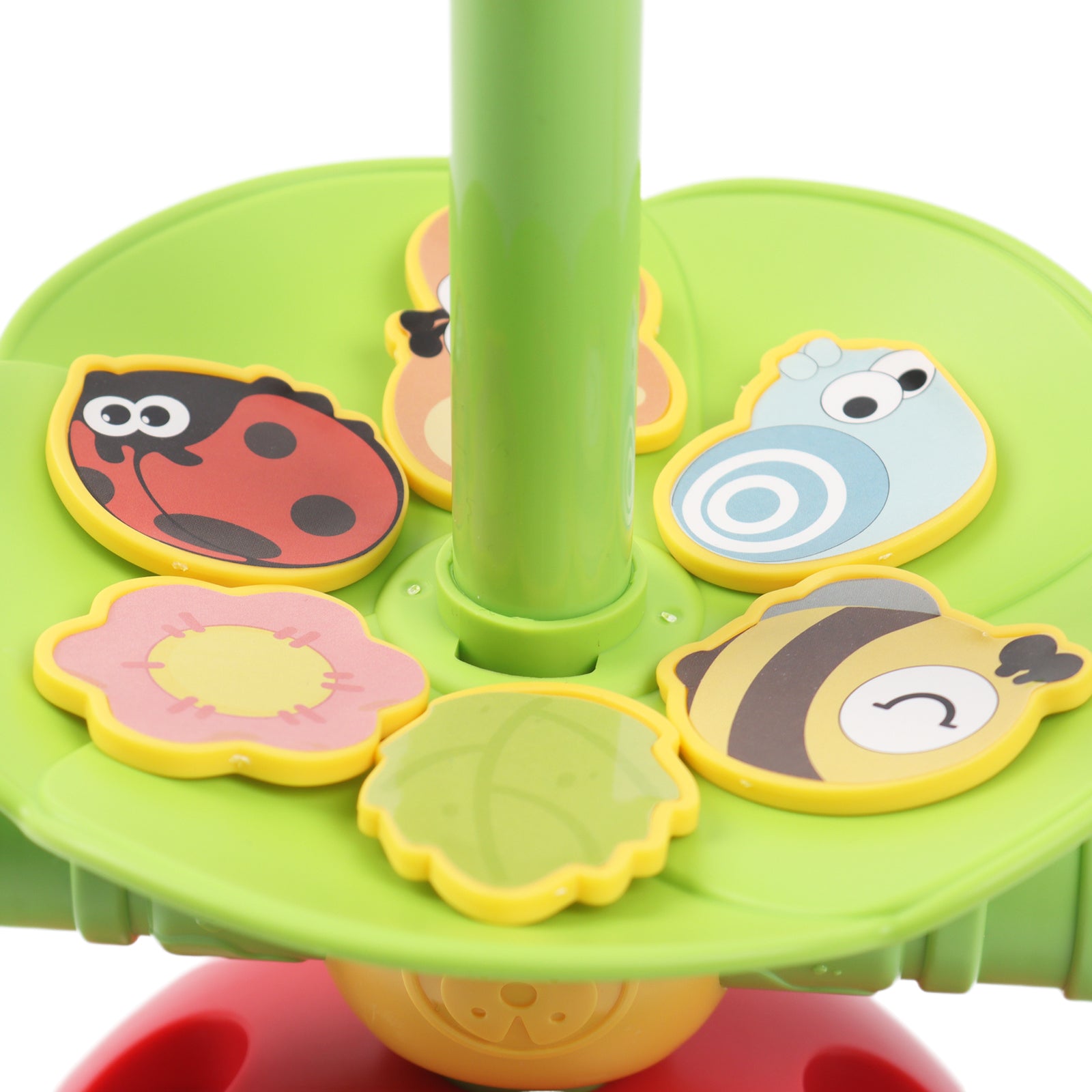 Kids 5in1 Musical Jump Sport Toy Ring Toss and Foam Launcher Game Indoor Outdoor