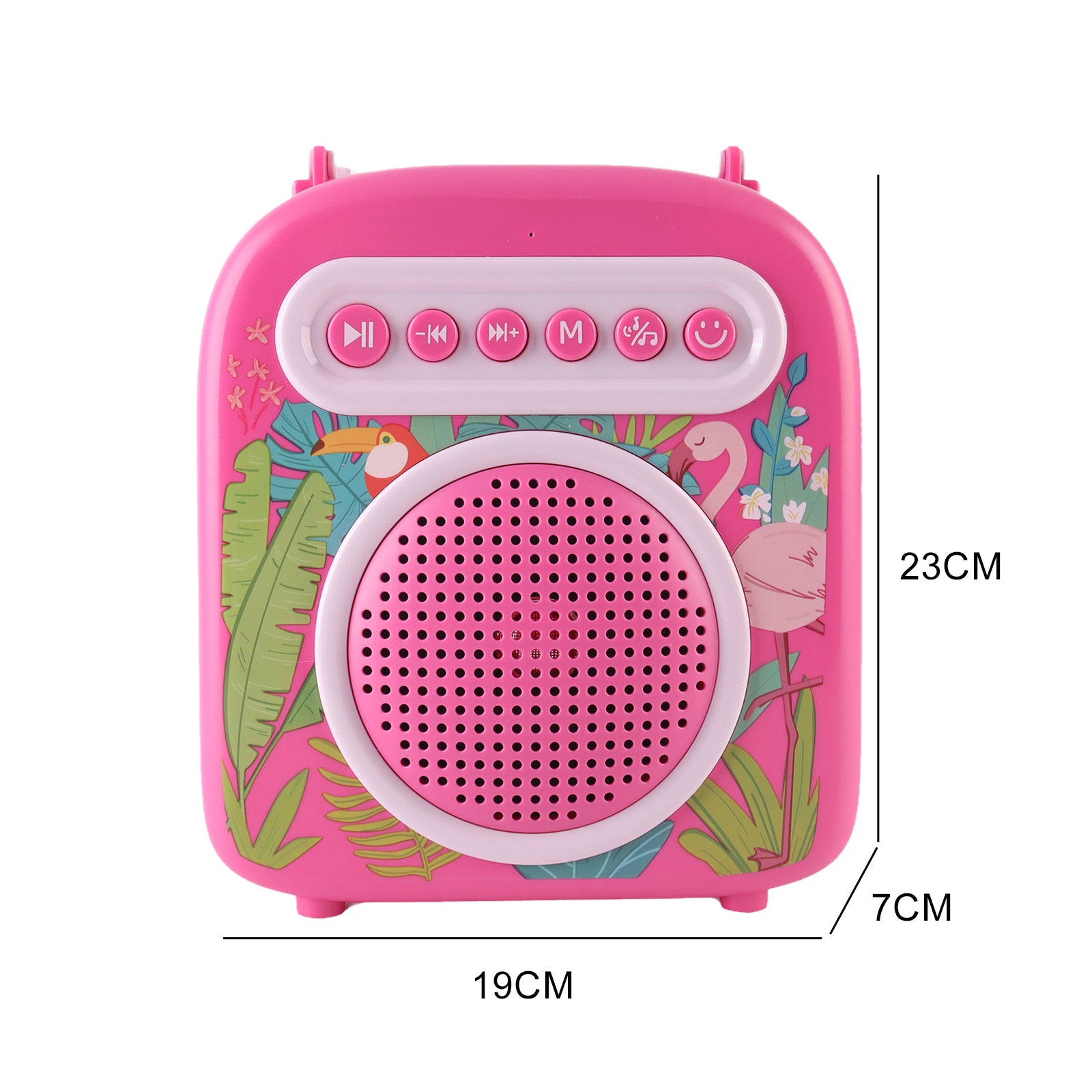 Kids Karaoke Machine Set With 2 Microphones Speaker Bluetooth Music Toy