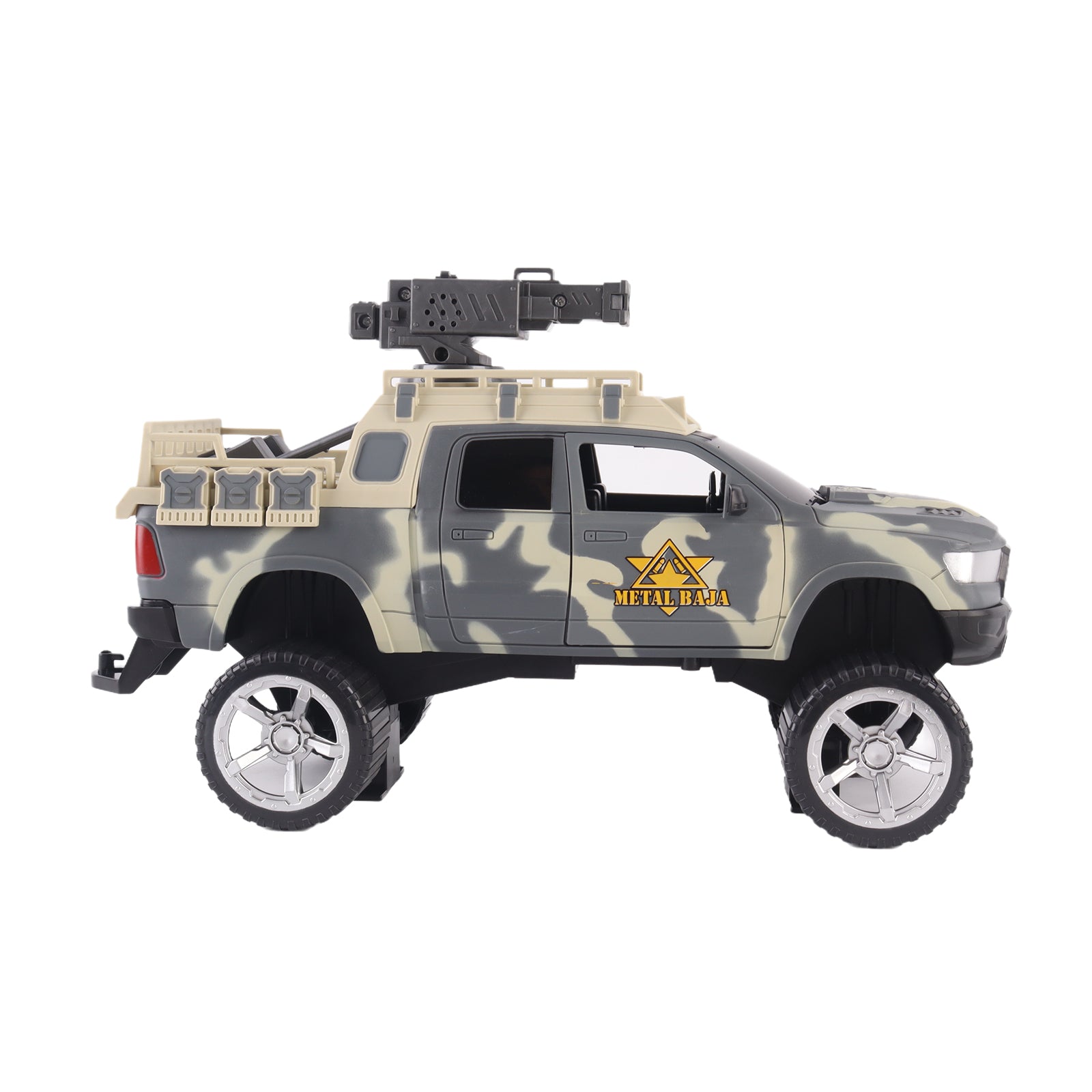 Military Toy Set With 5 Vehicles & 3 Army Men Figures Base Tower & Guns Included