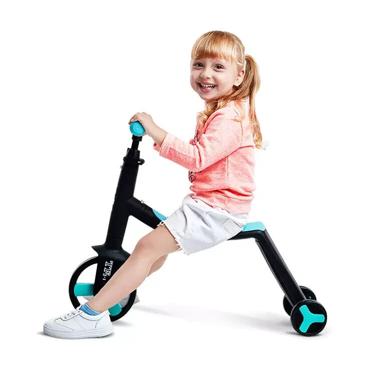 Bike Scooter 3 in 1, Scooter for Boys and Girls, Toddler Bike 3 Wheel Tri Scooter (Yellow)