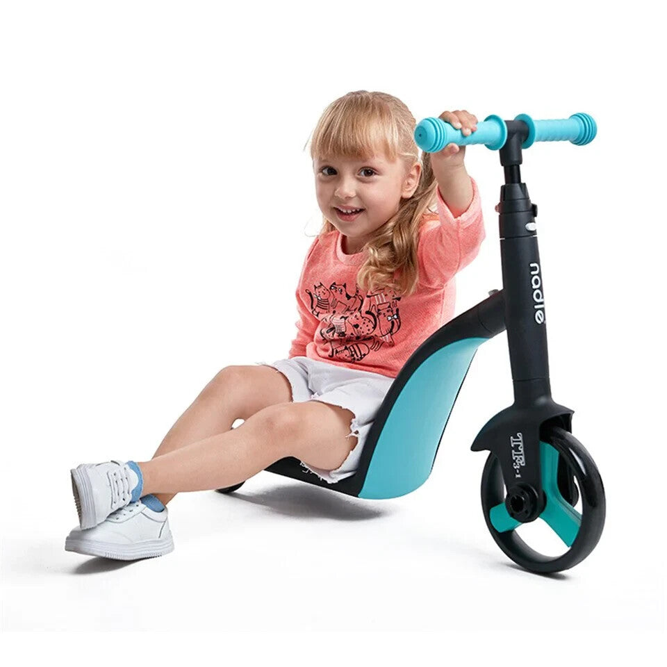Bike Scooter 3 in 1, Scooter for Boys and Girls, Toddler Bike 3 Wheel Tri Scooter (Yellow)