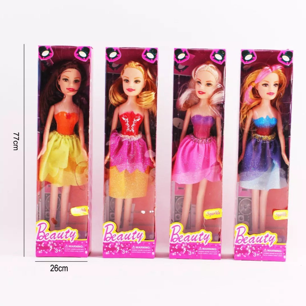 Girls Dolls Set of Four, Including Outfit and Shoes Best Friends Fashion Dolls