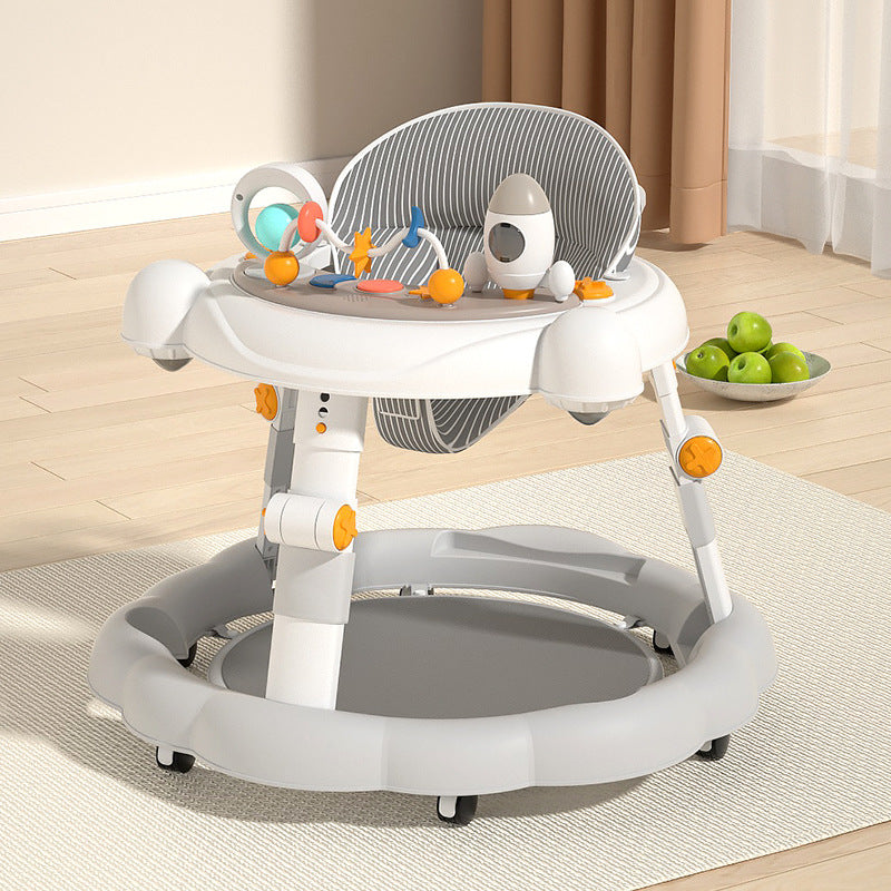 Baby Walker Push Along Learning Walking Wheel Multifunctional Sensory Music