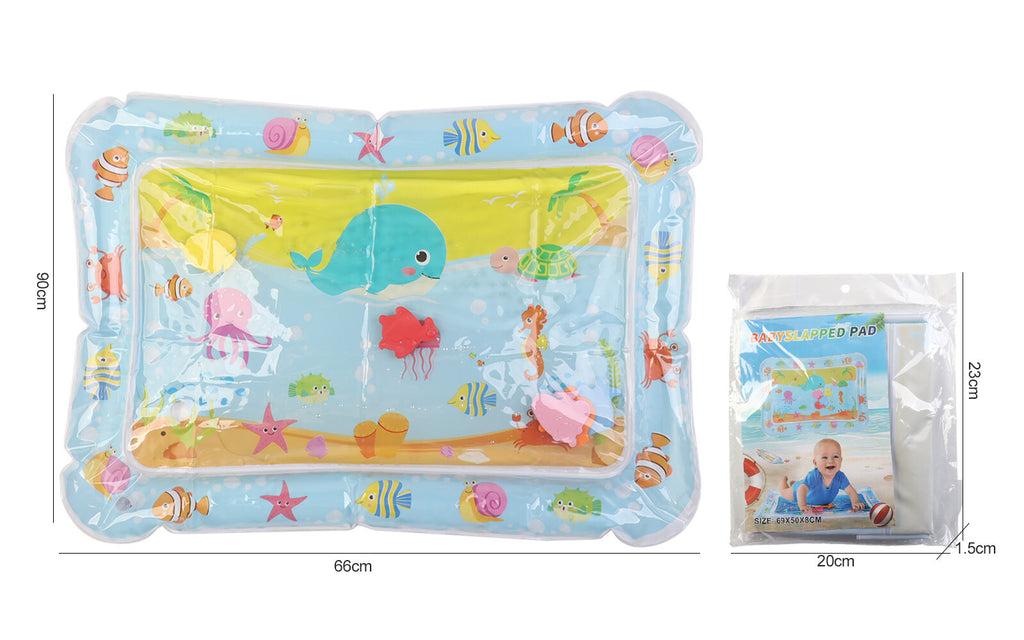 Inflatable Tummy Time Water Mat Baby – Infant and Toddler Baby Play Mat Sensory