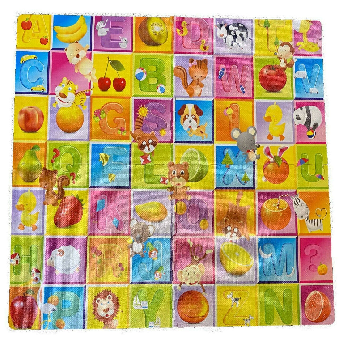 Large Kids Baby Floor Play Mats Complete 4pcs Soft EVA Foam Jigsaw Puzzle