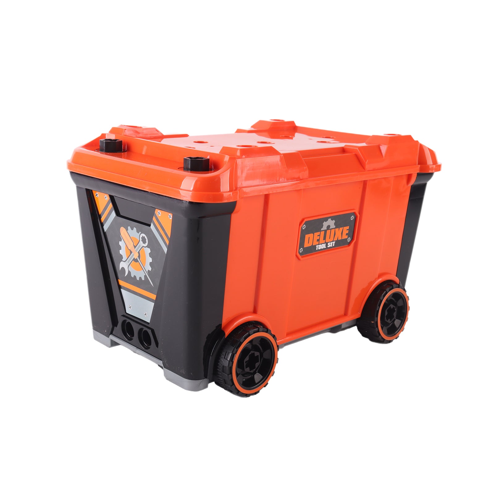 Kids Work Bench Tool Box DIY Creative Set Tool Bench Construction 65 Pcs Set
