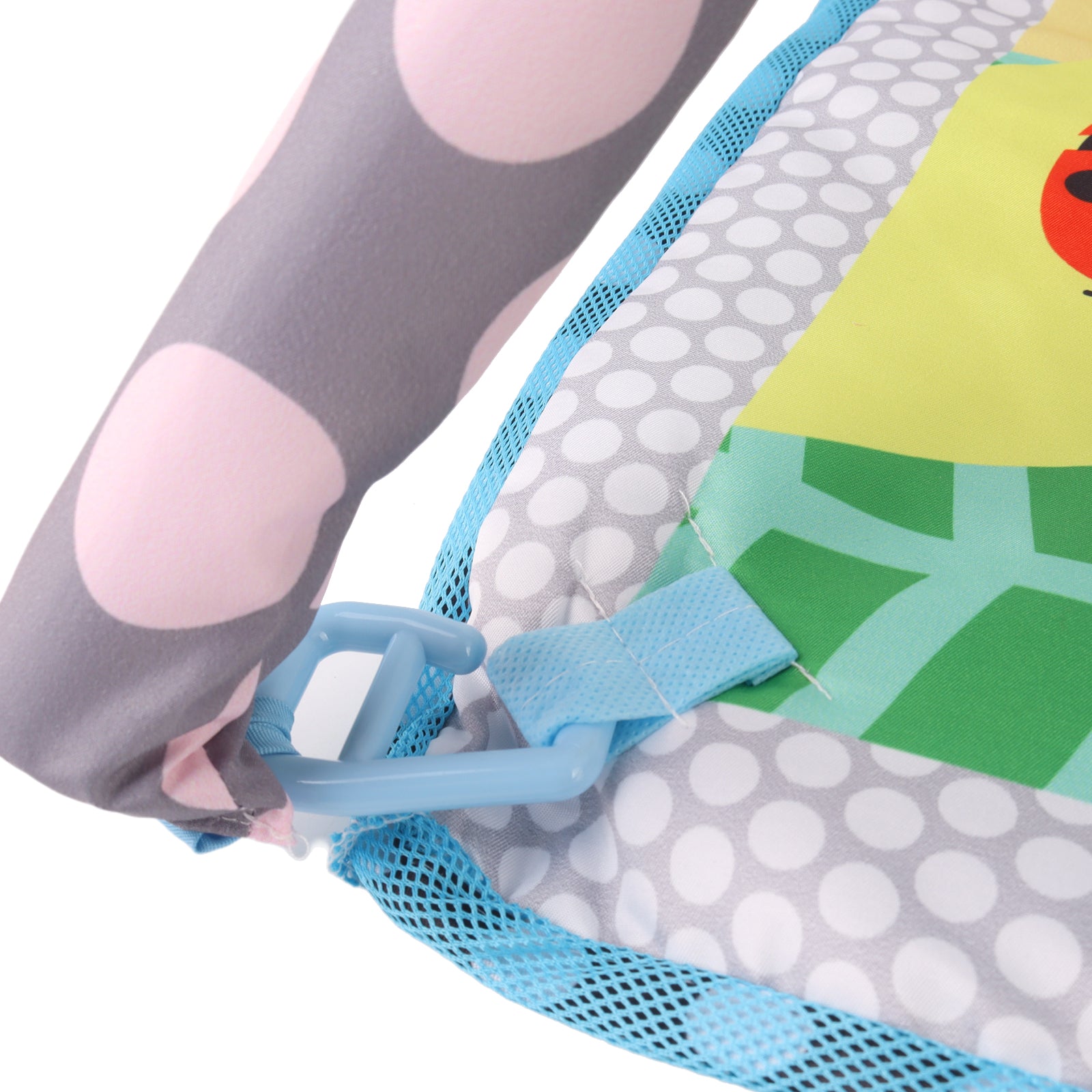 Kids 2 in 1 Foldable Baby Soft Play Floor Mat Activity Gym Fun Ball Pit Blue