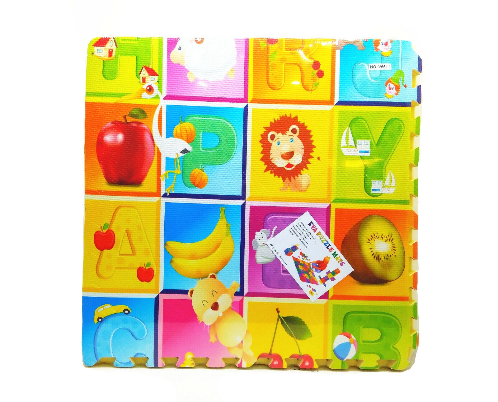 Large Kids Baby Floor Play Mats Complete 4pcs Soft EVA Foam Jigsaw Puzzle
