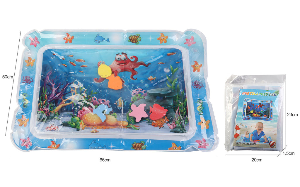 Inflatable Tummy Time Water Mat Baby – Infant and Toddler Baby Play Mat Sensory