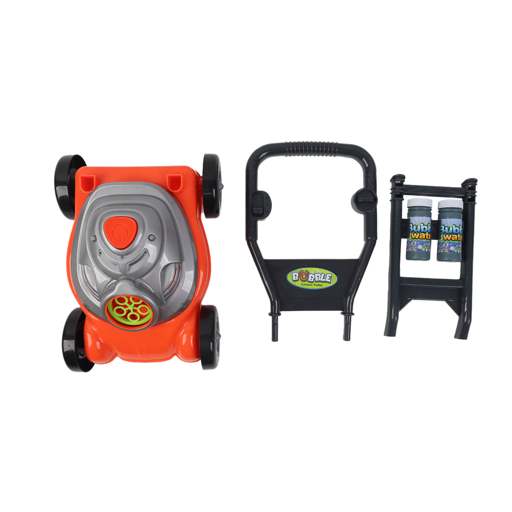 Bubble Blowing Lawn Mower Children's Kids Push Along Fun Outdoor Garden Toy