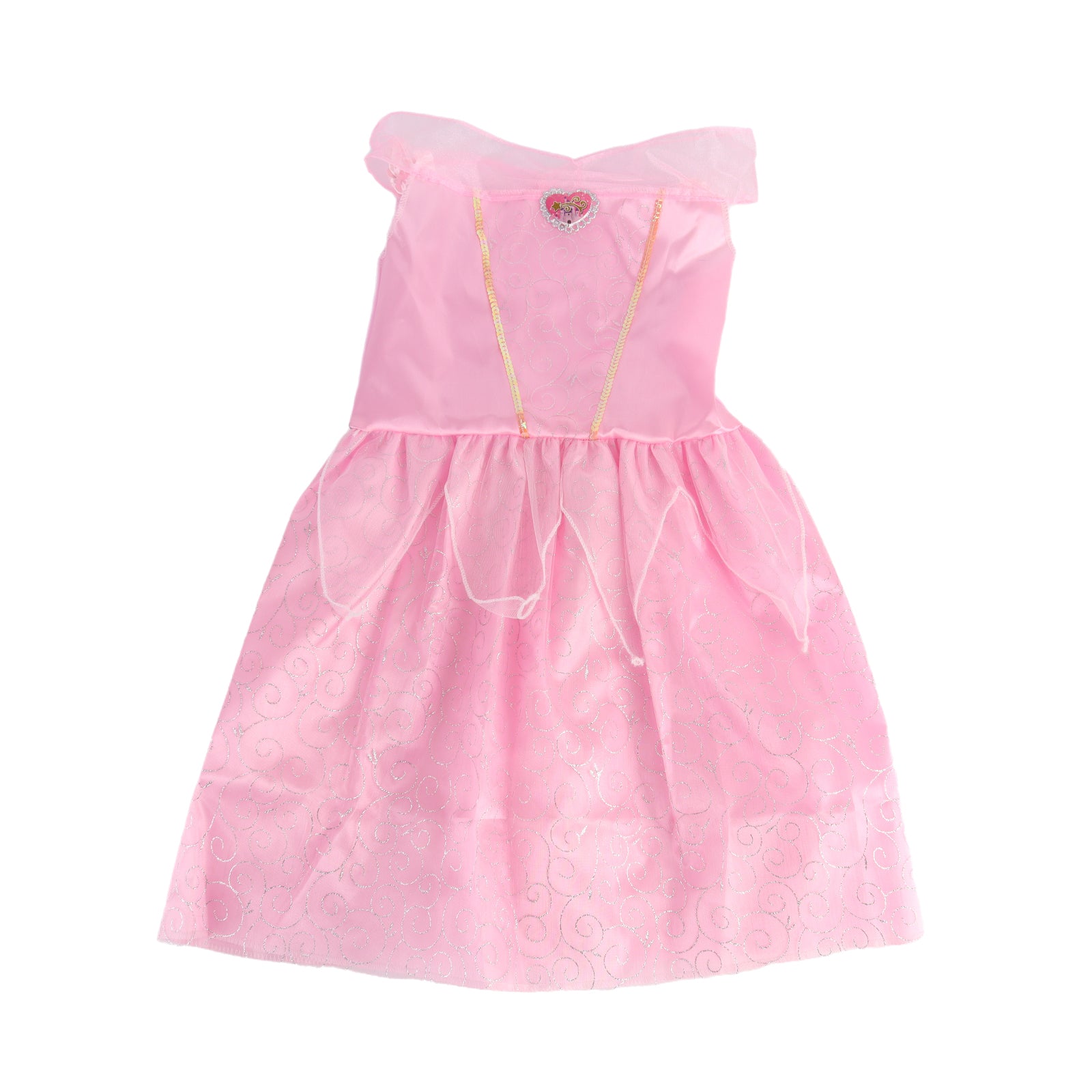 Kids Girls Pink Princess Dress Costume Fancy Dress Pretend Cosplay