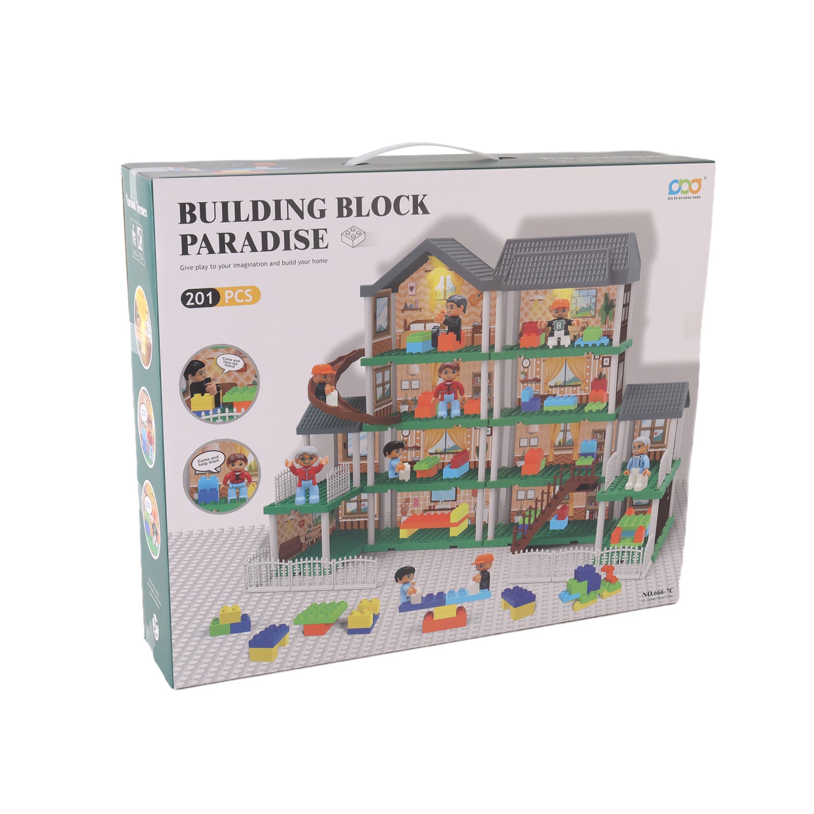 Building Blocks Bricks Doll House Villa Mansion Playhouse DIY Playset 201 Pcs