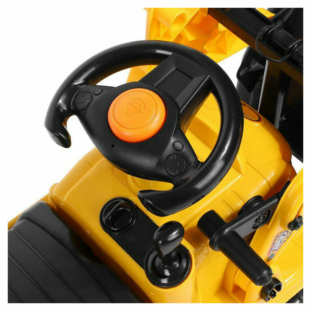 First Ride On Children's Sit' N Ride Push Along Construction Bulldozer Digger