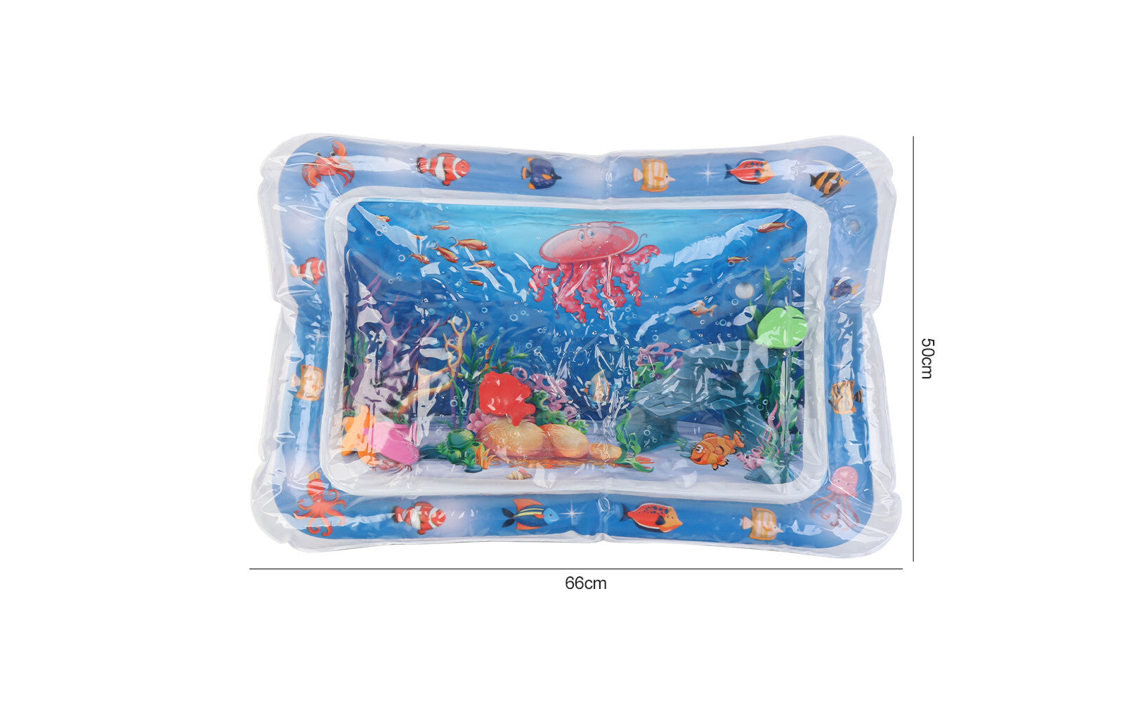Inflatable Tummy Time Water Mat Baby – Infant and Toddler Baby Play Mat Sensory