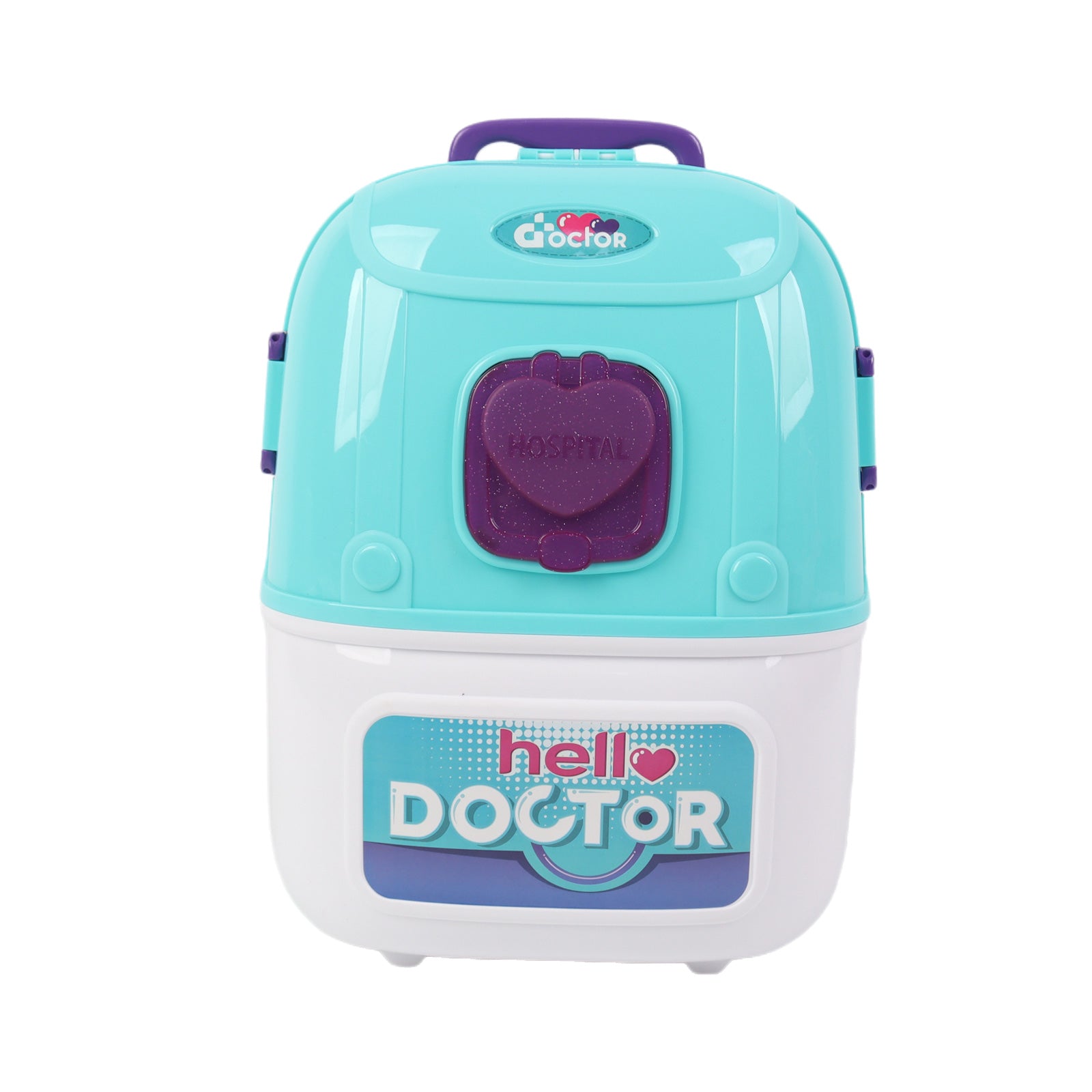 Kids Doctors Playset Portable Suitcase Medical Tools Pretend Role Play Toy Blue
