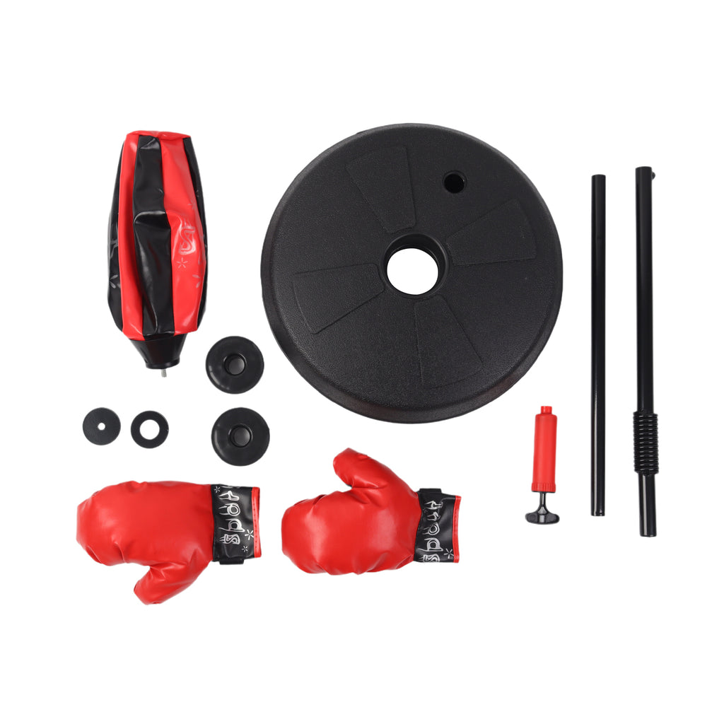 Children Kids Junior Boxing Punch Ball Bag Free Standing Set With Gloves 120cm