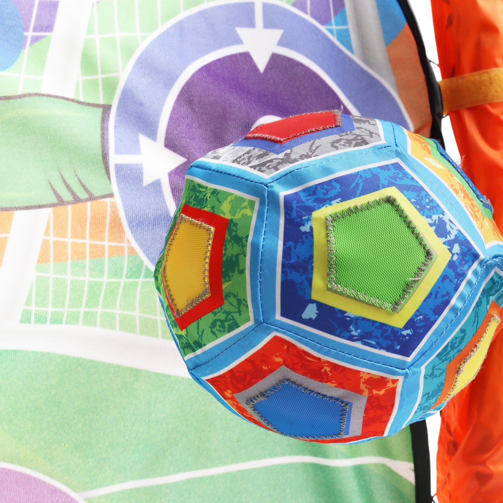 2-in-1 Kids Football Goal Set – Sticky Target Net with Balls & Training Cones