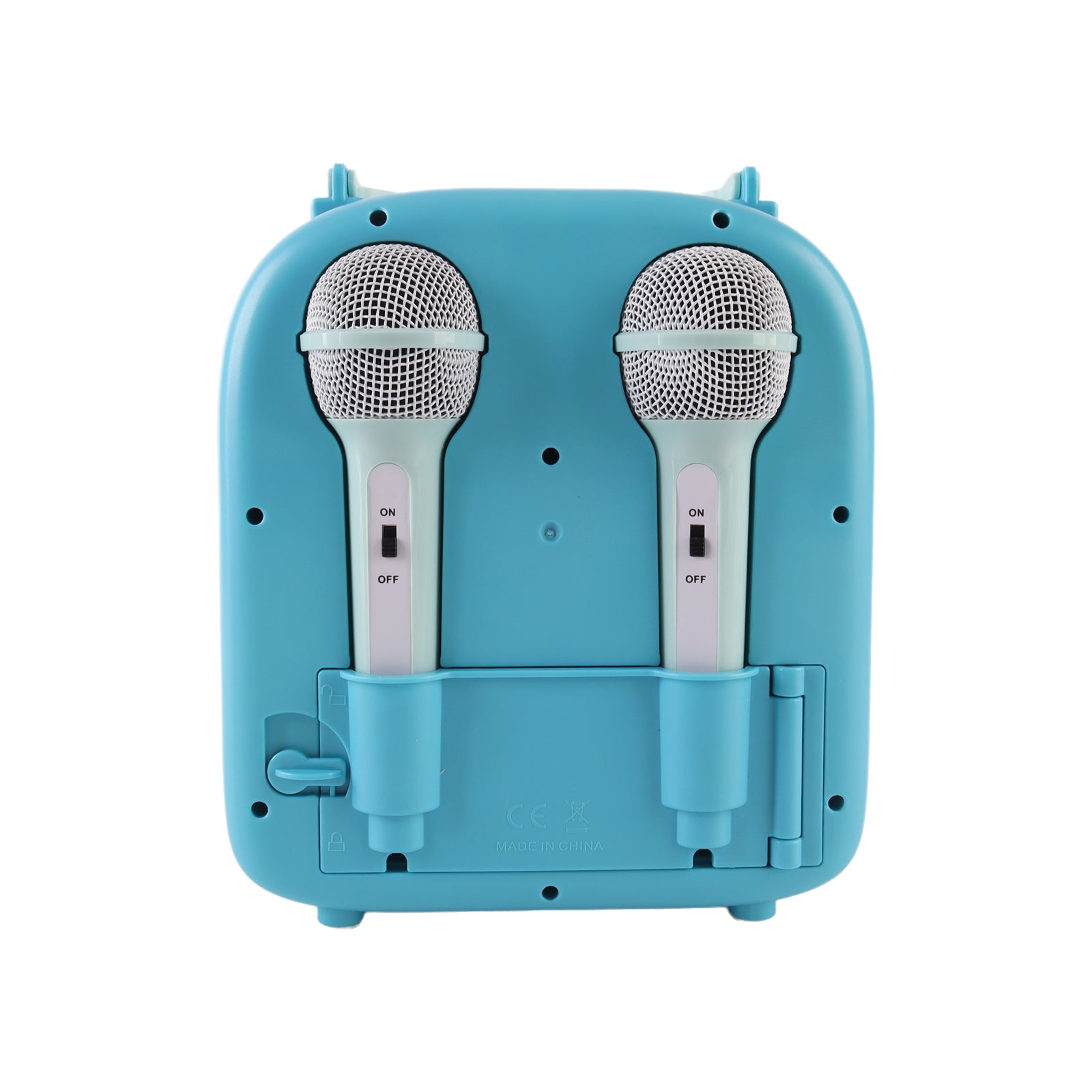 Kids Karaoke Machine Set With 2 Microphones Speaker Bluetooth Music Toy