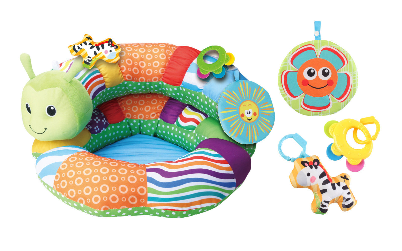 Prop-A-Pillar Tummy Time Seated Support Pillow Support for Newborn detachable