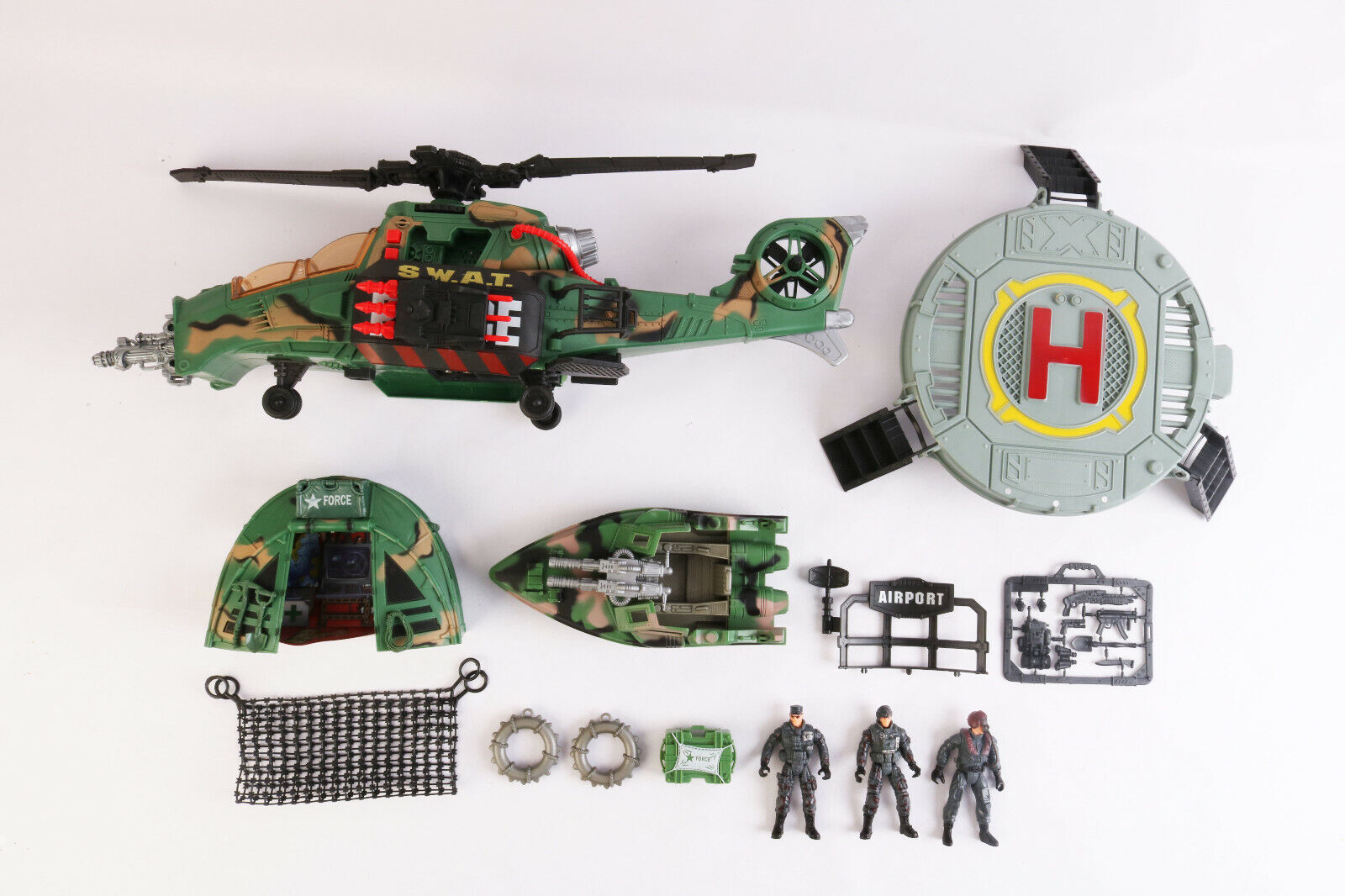 Helicopter Cargo Combat Troops Airforce Bomber Military Plane Army Boat