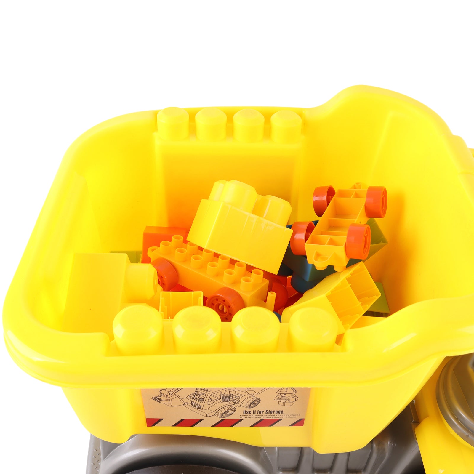 Scooper Digger DIY Construction Vehicle Building Blocks Set Kids Educational Toy