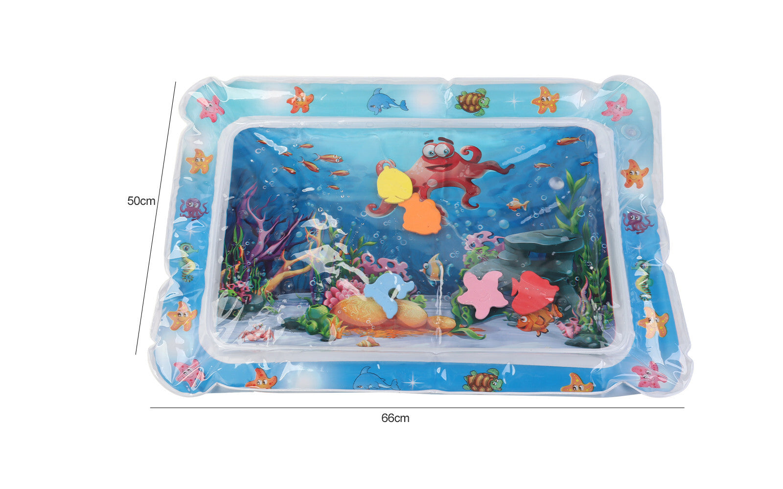 Inflatable Tummy Time Water Mat Baby – Infant and Toddler Baby Play Mat Sensory