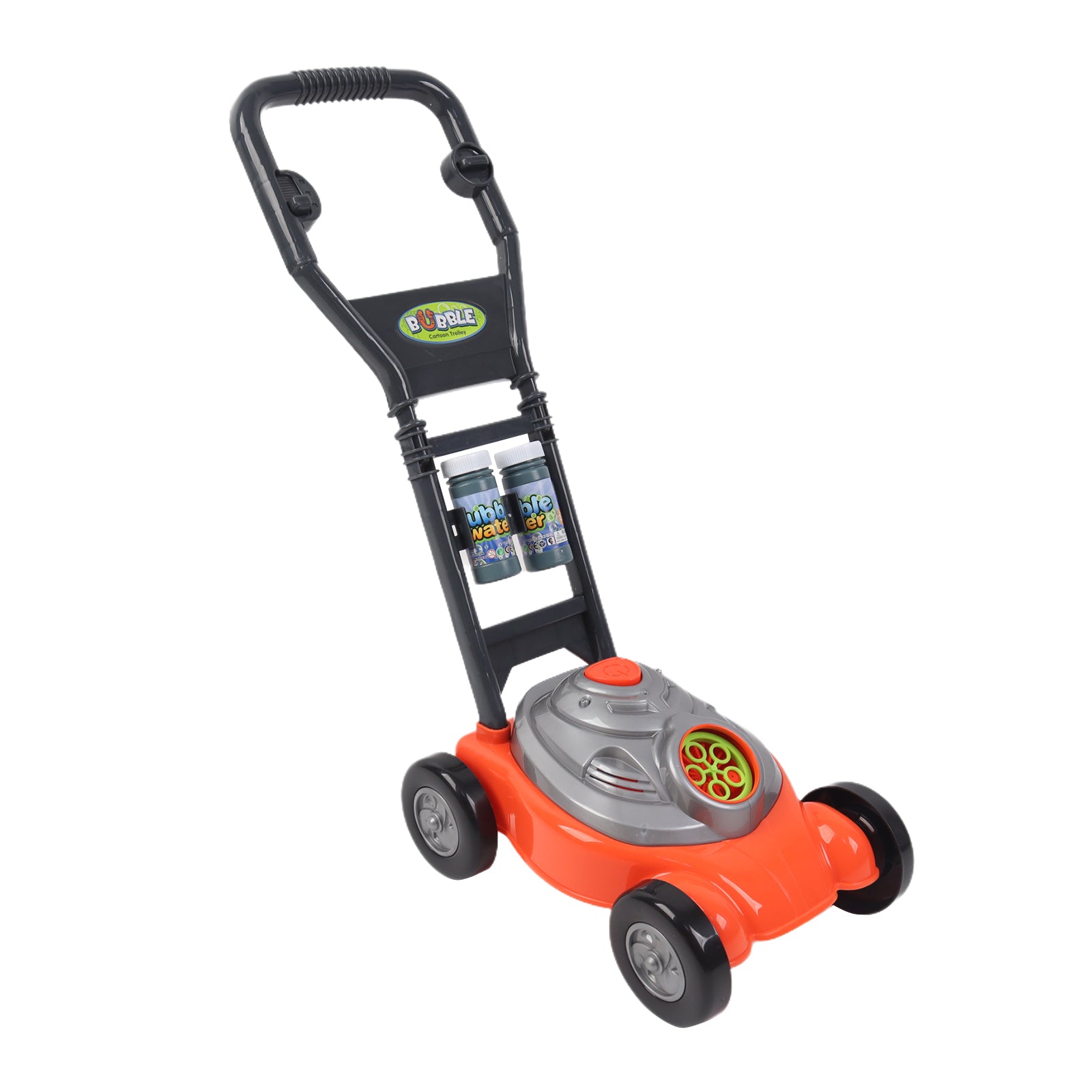 Bubble Blowing Lawn Mower Children's Kids Push Along Fun Outdoor Garden Toy