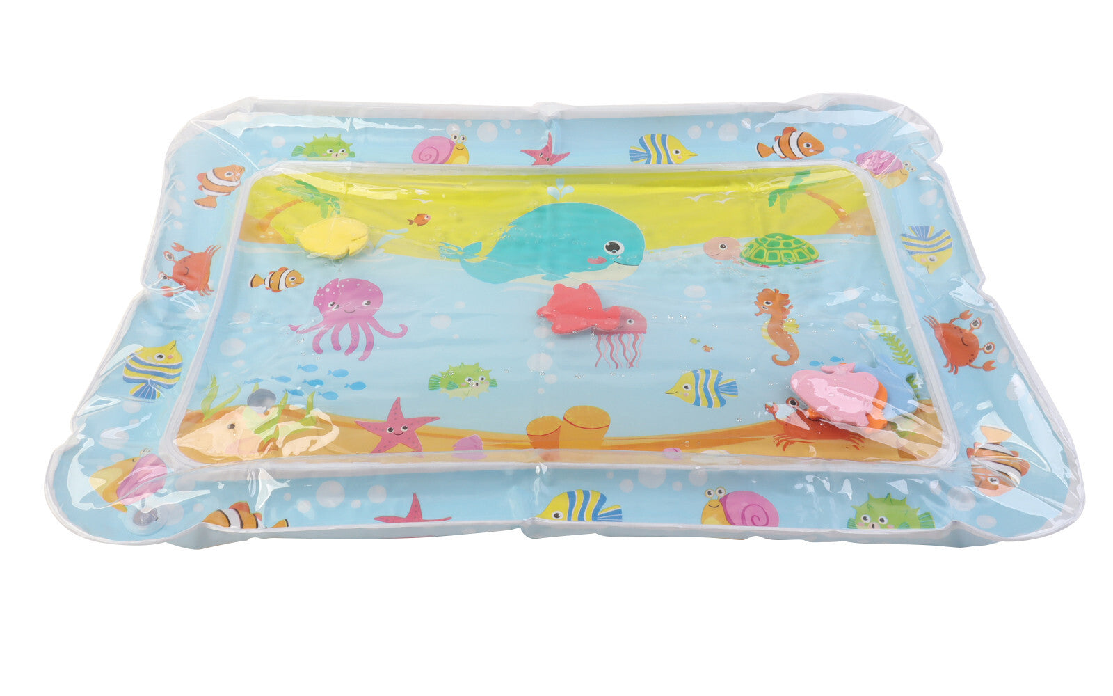 Inflatable Tummy Time Water Mat Baby – Infant and Toddler Baby Play Mat Sensory