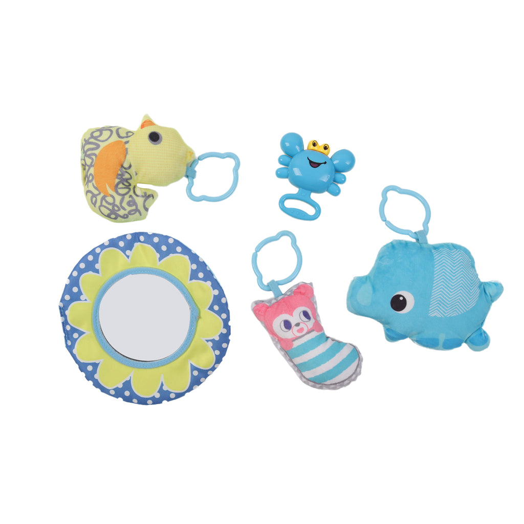 Kids 2 in 1 Foldable Baby Soft Play Floor Mat Activity Gym Fun Ball Pit Grey