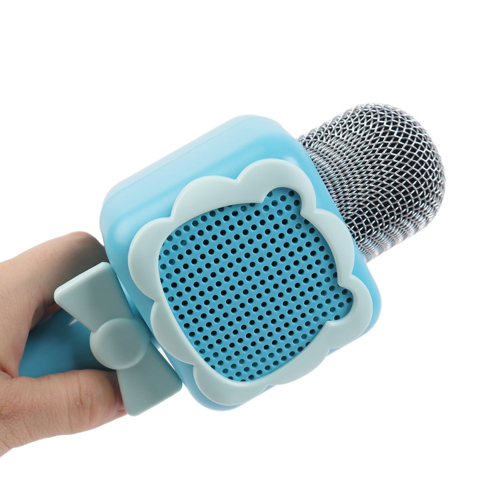 2x Kids Wireless Karaoke Microphones Bluetooth Speaker Singing Set Pink & Blue