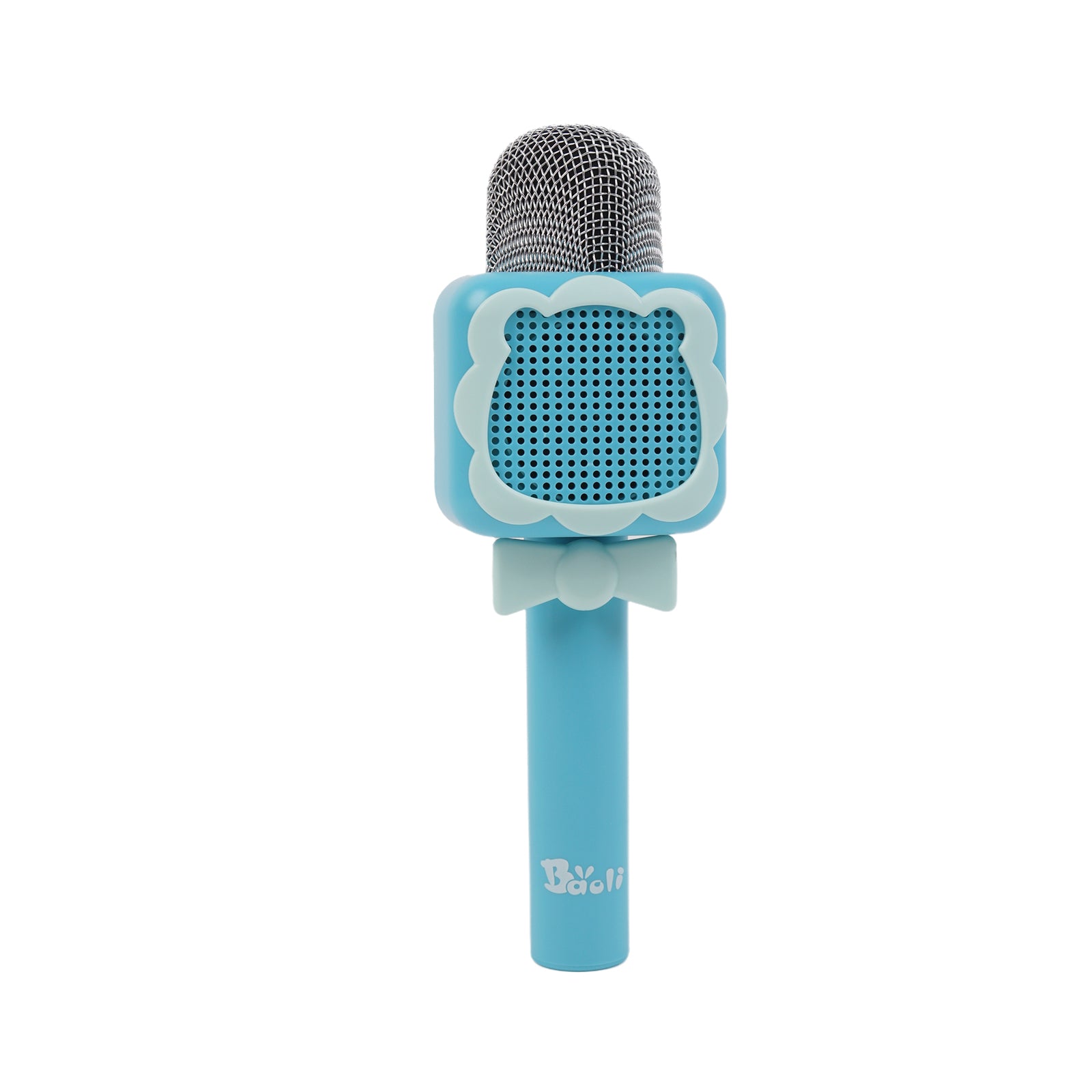 2x Kids Wireless Karaoke Microphones – Bluetooth Music Speaker Toy Set (Blue)
