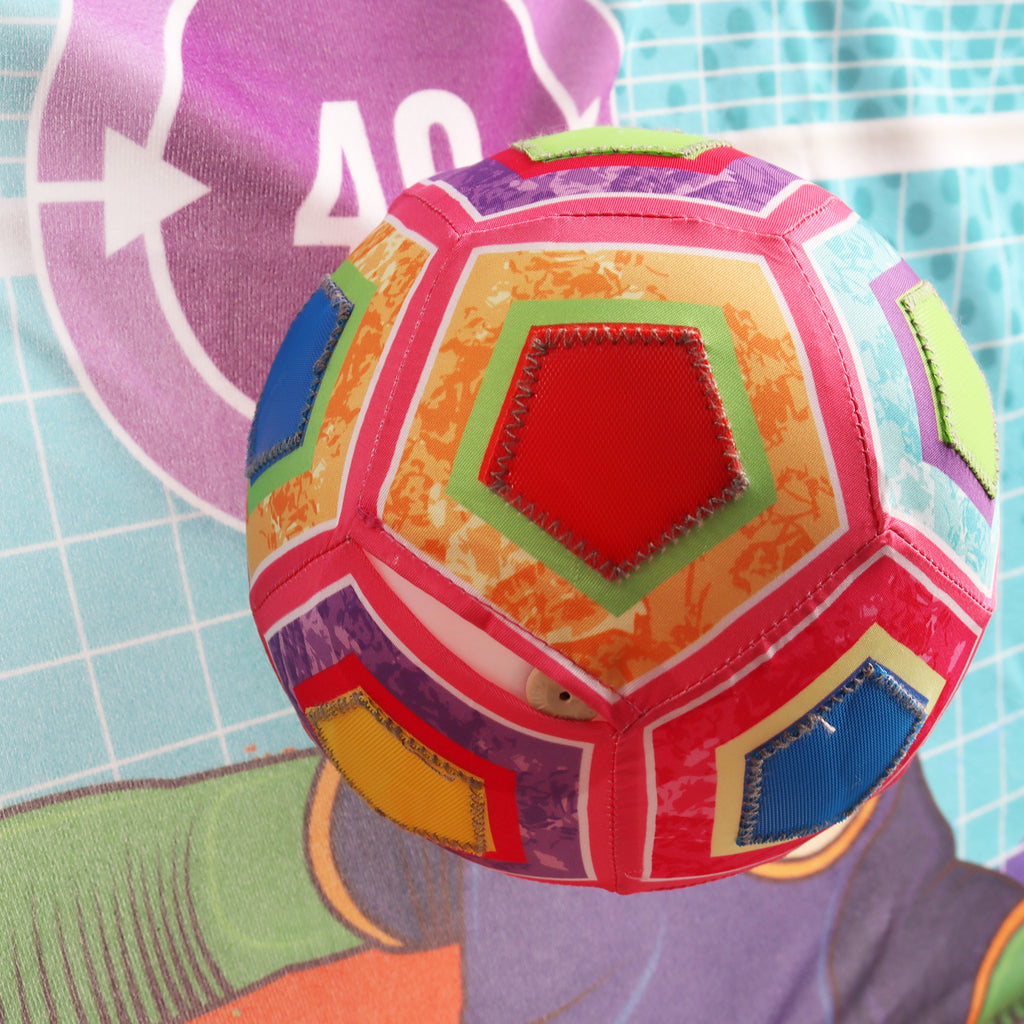 2-in-1 Kids Football Goal Set – Sticky Target Net with Balls & Training Cones