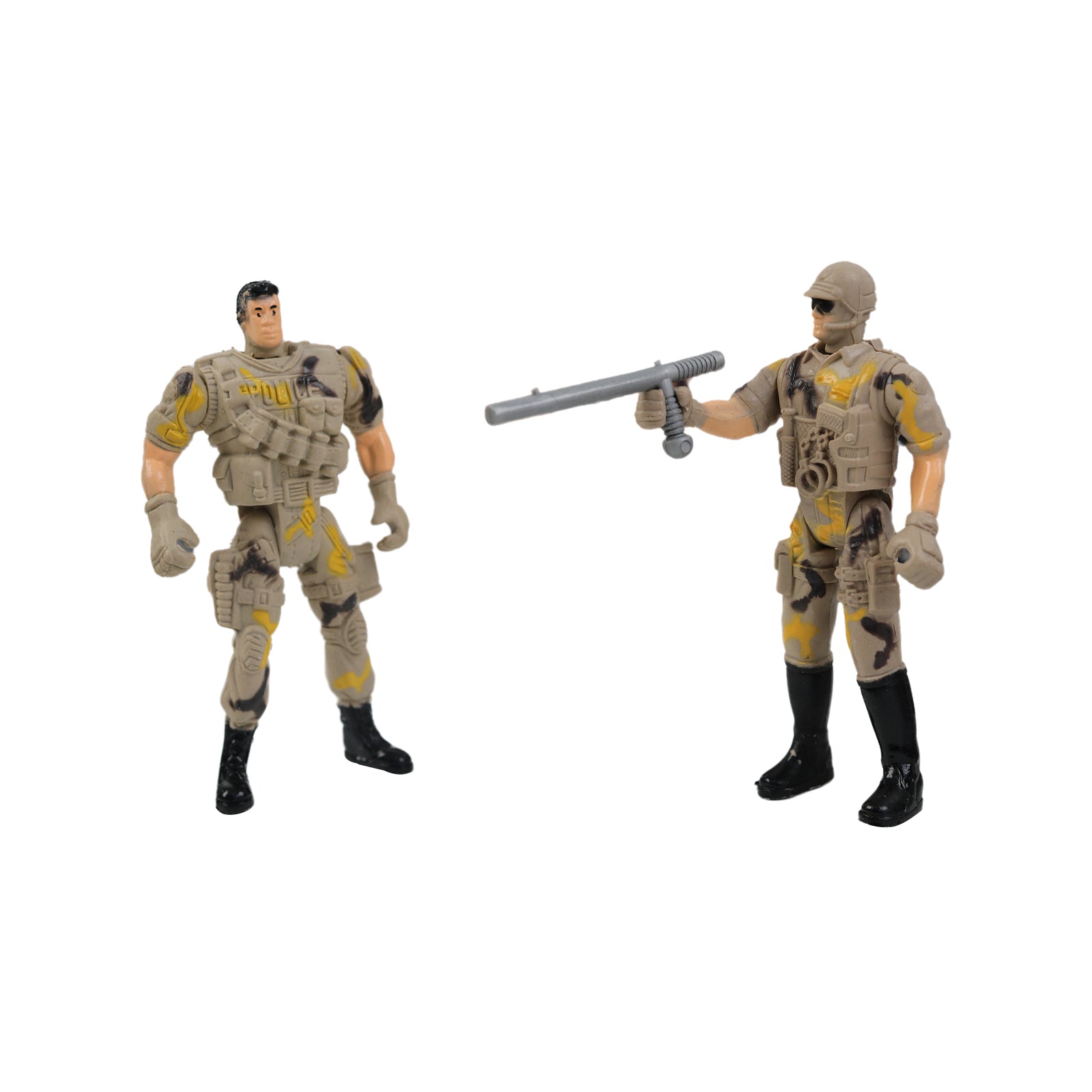 Military Base Set Toy Soldiers Helicopter Tank Jeep Action Figure Light & Sound