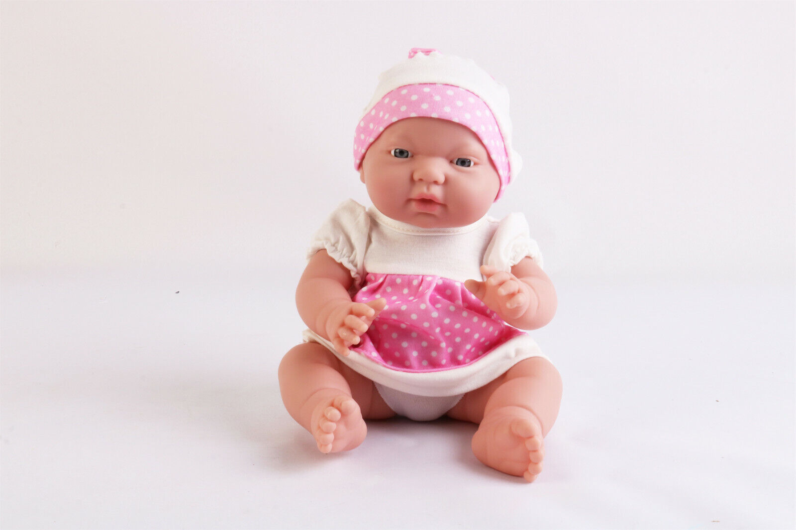 Baby Doll Soft Body Doll with Hat Sitting Pretend Play Doll