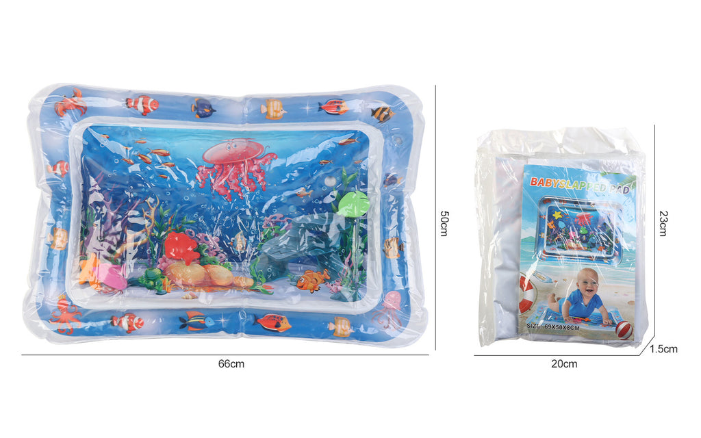 Inflatable Tummy Time Water Mat Baby – Infant and Toddler Baby Play Mat Sensory