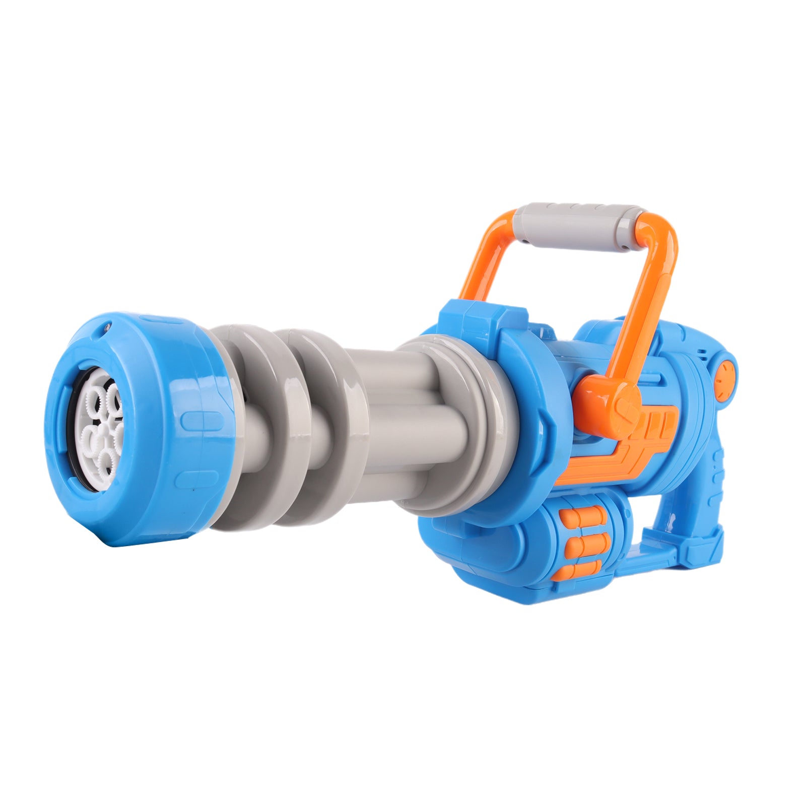 Bubble Gun Mini Gatling Toy Bubble Blower Machine with Light Music Kids Outdoor