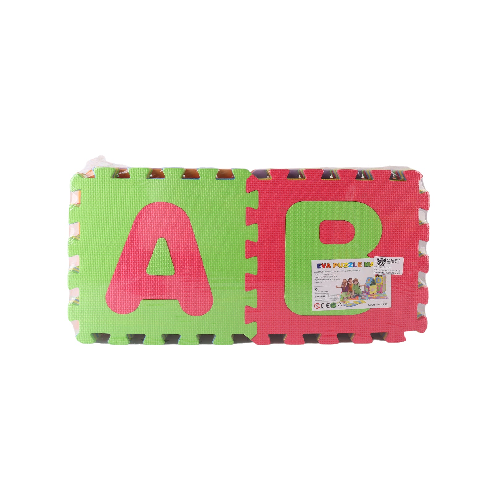 Kids Play Mat 36 Pieces Soft Foam Floor Education Puzzle Tiles Numbers Alphabet