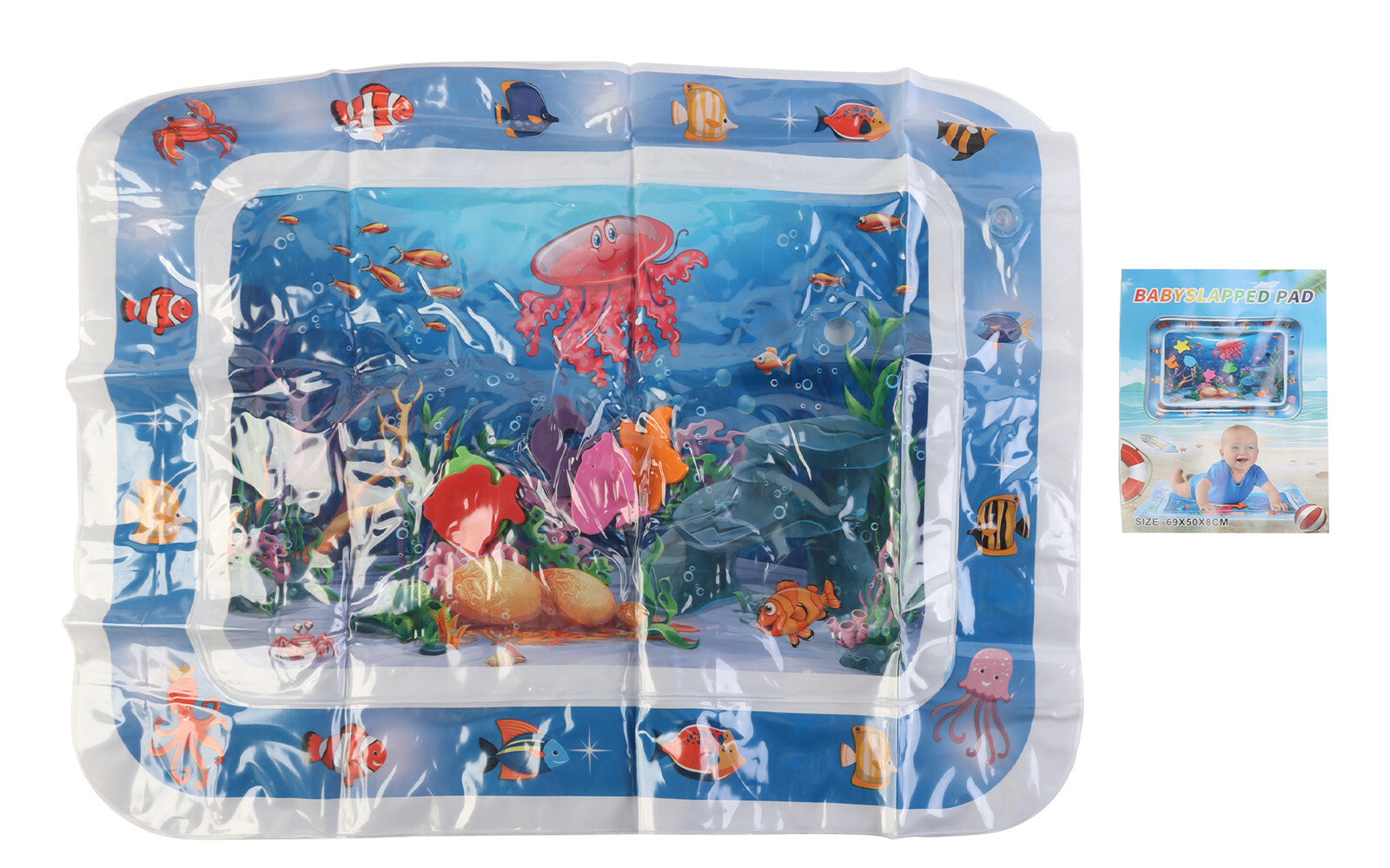 Inflatable Tummy Time Water Mat Baby – Infant and Toddler Baby Play Mat Sensory