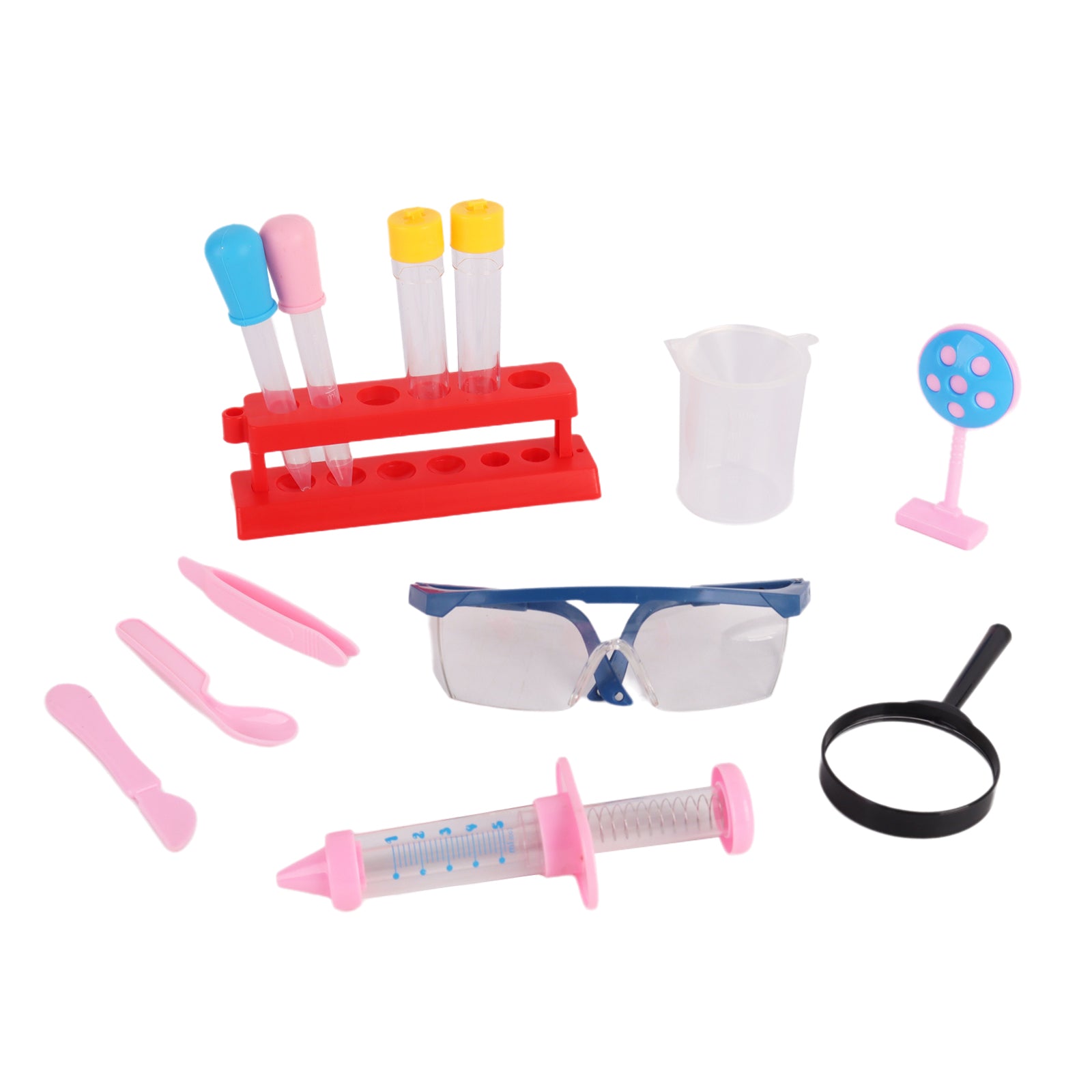 Kids Scientist Costume Lab Coat & Accessories Pretend Play Fancy Dress Outfit